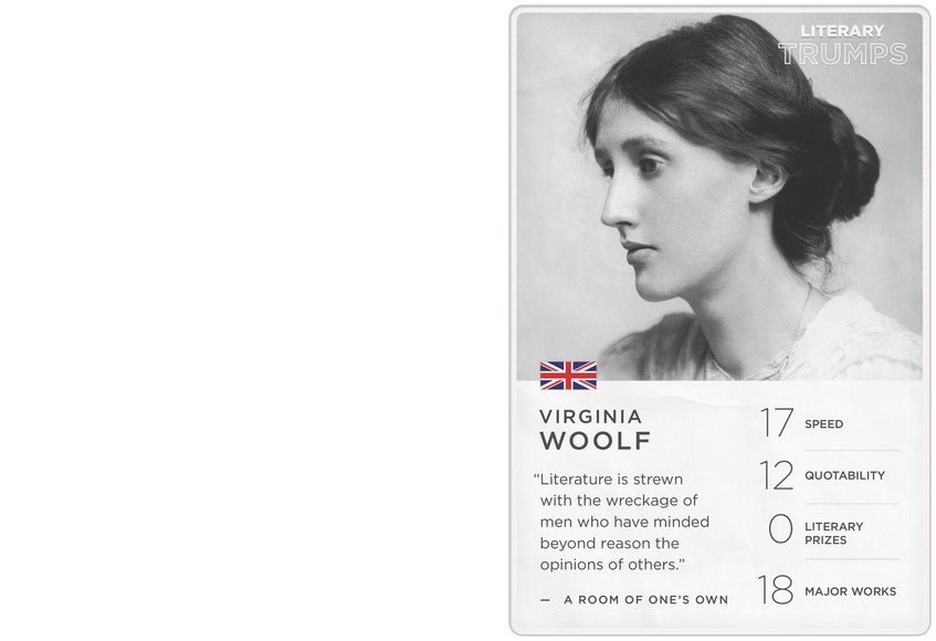 Dammit - you got Virginia Woolf!!!
