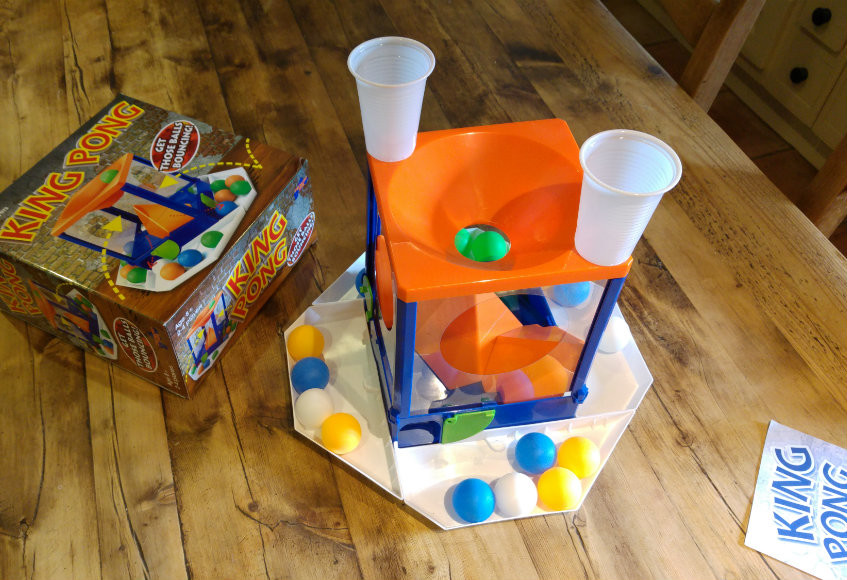 Knock off those cups and lose time replacing them...